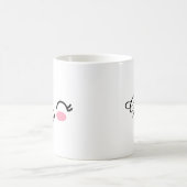 Süße verschlafene Morgen-Tasse Kaffeetasse (Mittel)
