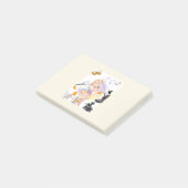 Süße, verspielte Feen-Mädchen-Natur-Post-it-Notize Post-it Klebezettel (angewinkelt)