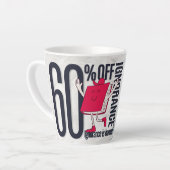 Süße, verspielte Lesebuchfigur  Milchtasse (Linke Ecke)