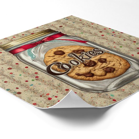 Süße Versuchungen: Chocolate Chip Cookie Jar Poster (Ecke)