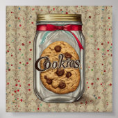 Süße Versuchungen: Chocolate Chip Cookie Jar Poster (Vorne)