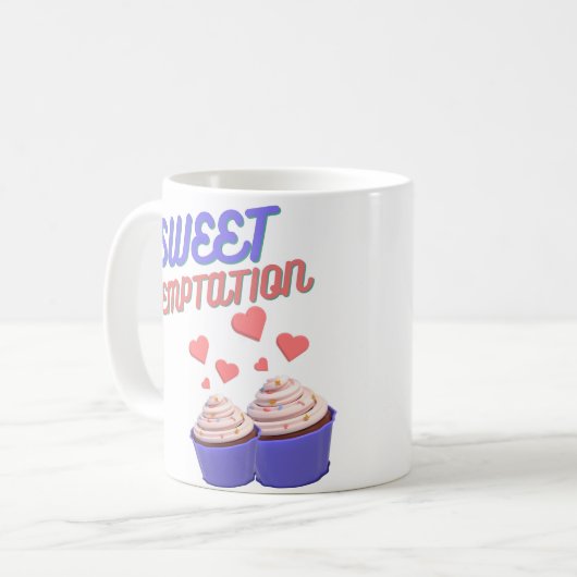 Süße Versuchungen Kaffeetasse (Vorderseite Links)