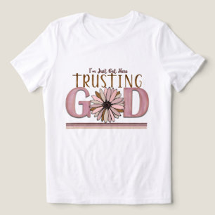 Süße vertrauensvolle Gotteswortkunst Tri-Blend Shirt
