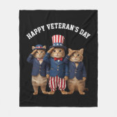 Süße Veteranentag-Fleece-Decke Fleecedecke (Vorderseite)