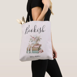 Süße Vintage-Blumen-Buch-  Tasche