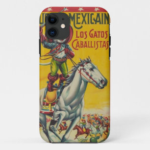 Süße Vintage-Cowboy-Katze Mexikanische Gatos Cabal Case-Mate iPhone Hülle