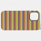 Süße Vintage-Farben Streifen iPhone Hülle (Rückseite (Horizontal))