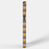 Süße Vintage-Farben Streifen iPhone Hülle (Rechte Seite)