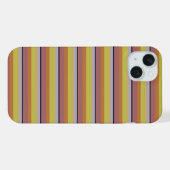 Süße Vintage-Farben Streifen iPhone Hülle (Rückseite (Horizontal))