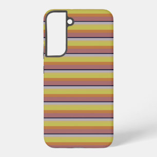 Süße Vintage-Farben Streifen Samsung Galaxy Hülle