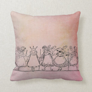 Süße Vintage Feen Kissen