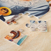 Süße Vintage-Frau Puzzle (Seite)