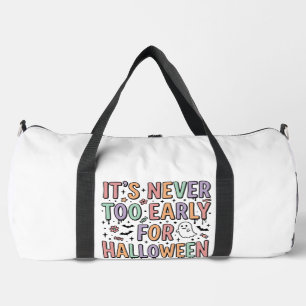 Süße Vintage-Halloween-zu-früh-Typografie-T-Shirt Duffle Bag