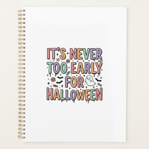Süße Vintage-Halloween-zu-früh-Typografie-T-Shirt Planer
