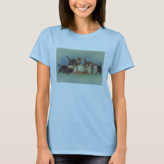 Süße Vintage-Kätzchen T-Shirt