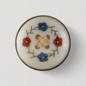 Süße Vintage-Nähknopf-Schaltfläche Button (Vorderseite)