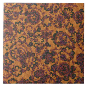 Süße, vintage Paisley-Muster Fliese