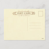 Süße Vintage Weihnachtspostkarte Bell Feiertagspostkarte (Rückseite)