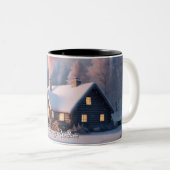 Süße Vintage-Weihnachtstassen im traditionellen St Zweifarbige Tasse (VorderseiteRechts)