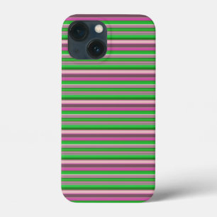 Süße violette grüne Streifen Case-Mate iPhone Hülle