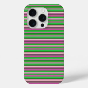 Süße violette grüne Streifen Case-Mate iPhone Hülle
