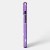 Süße violette Herzen iPhone Hülle (Linke Seite)
