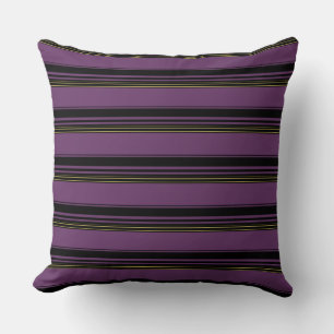 Süße violette Streifen Kissen