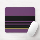 Süße violette Streifen Mousepad (Mit Mouse)