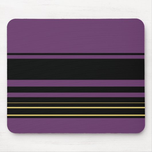 Süße violette Streifen Mousepad (Vorne)