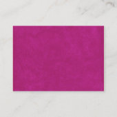 Süße Visitenkarte (Rückseite)