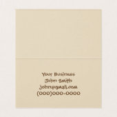 Süsse Visitenkarten (Innenseite Aufgefaltet)