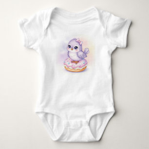 Süße Vögel. Blueberry Donut von Natasha Us Baby Strampler