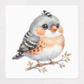 Süße Vögel Etiketten (Design 2)