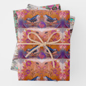 Süße Vögel Geschenkpapier Set (Beispiel)