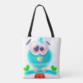 Süße Vogel-Groove-Tasche Tasche (Rückseite)