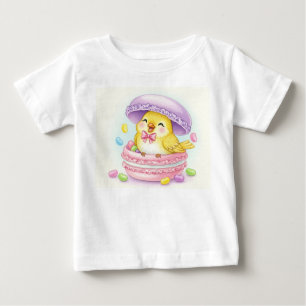 Süße Vögel. Lemon Macaron von Natasha Us Baby T-shirt