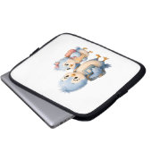 Süße Vogel-Tech-Organizer-Hülle Laptopschutzhülle (Vorne Knopf)