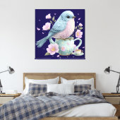 Süße Vogel-Wandkunst Leinwanddruck (Insitu (Schlafzimmer))