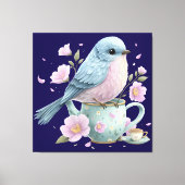 Süße Vogel-Wandkunst Leinwanddruck (Vorderseite)