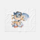 Süße Vogelbruder-Flauschdecke Fleecedecke (Vorderseite (Horizontal))