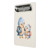 Süße Vogelgeschwister Mini-Clipboard Mini Klemmbrett (Gewinkelt2)