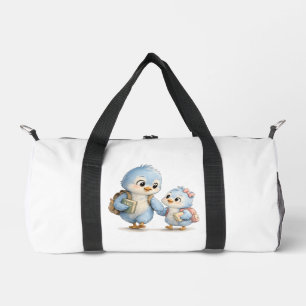 Süße Vogelgeschwister Weekender-Tasche Duffle Bag