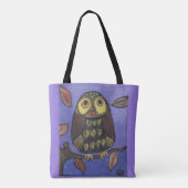 Süße Volkskunst Eule Tasche (Rückseite)