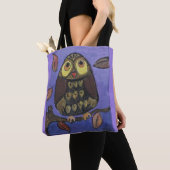 Süße Volkskunst Eule Tasche (Von Nahem)