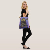 Süße Volkskunst Eule Tasche (Am Model)
