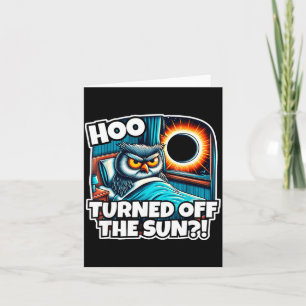Süße vollständige Sonnenfinsternis Hoo gewendet Karte