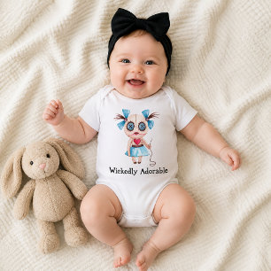Süße Voodoo-Puppe teuflisch niedlich Baby Strampler