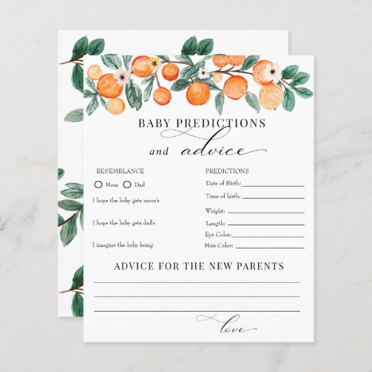 Süsse | Vorhersagen Ratgeber Kinderdusche (Vorne/Hinten)