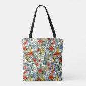 Süße Vorlage Chic Blumen Boho Personalisiert Tasche (Rückseite)
