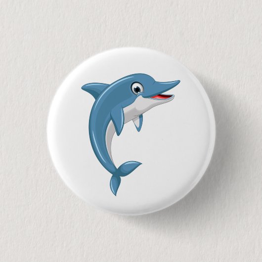Süße Wal Cartoon-Kunst-67000 Button (Vorderseite)